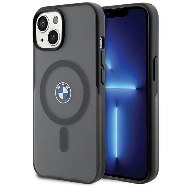 Ovitek za iPhone 15 Plus / 14 Plus BMW IML Signature MagSafe - črna