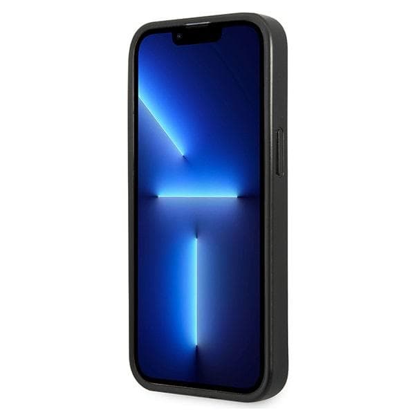 Ov. Karl Lagerfeld Monogram Plaque za iPhone 13/13 Pro - Črn 5