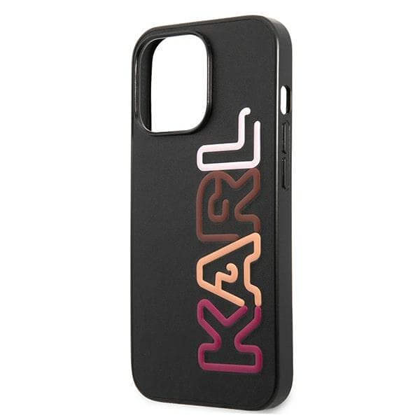 Ov. Karl Lagerfeld Multipink Brand za iPhone 13/13 Pro - Črn 6