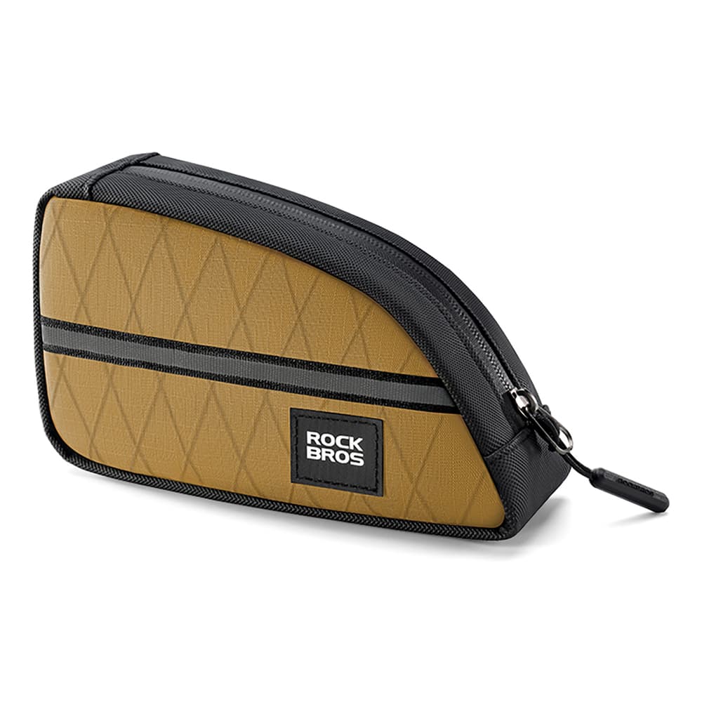 Rockbros trikotna kolesarska torba 0.8L - rjava