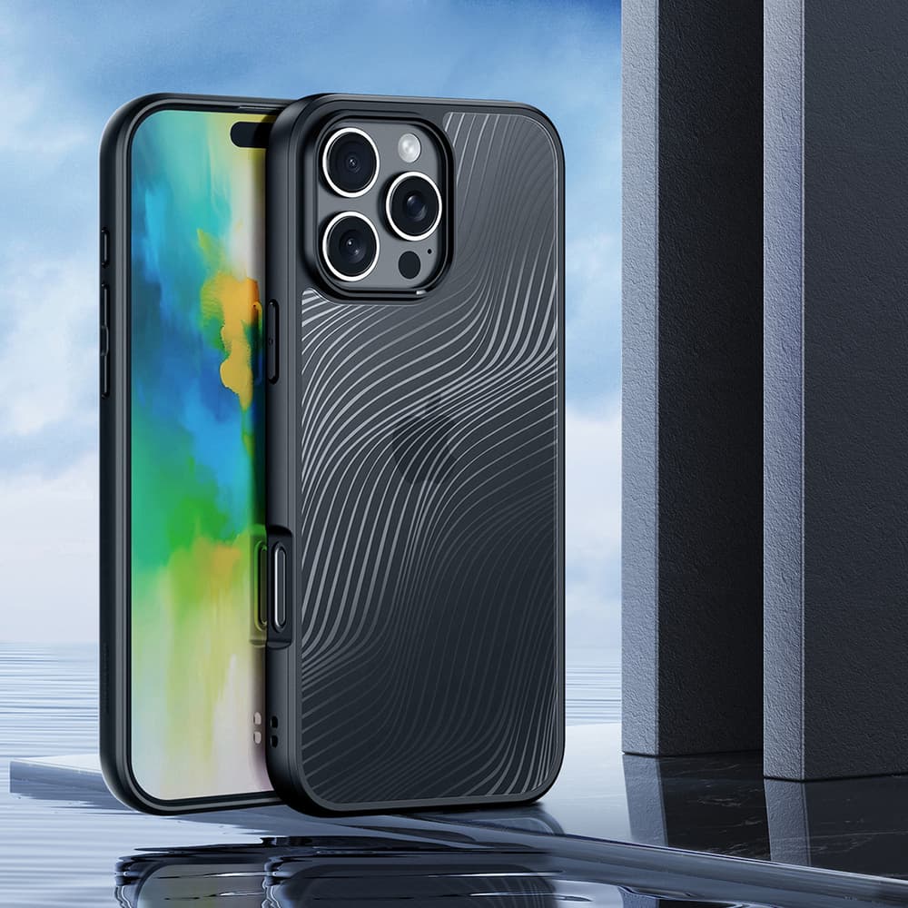 Dux Ducis Aimo ovitek za iPhone 16 Pro Max - črn/prozoren 4