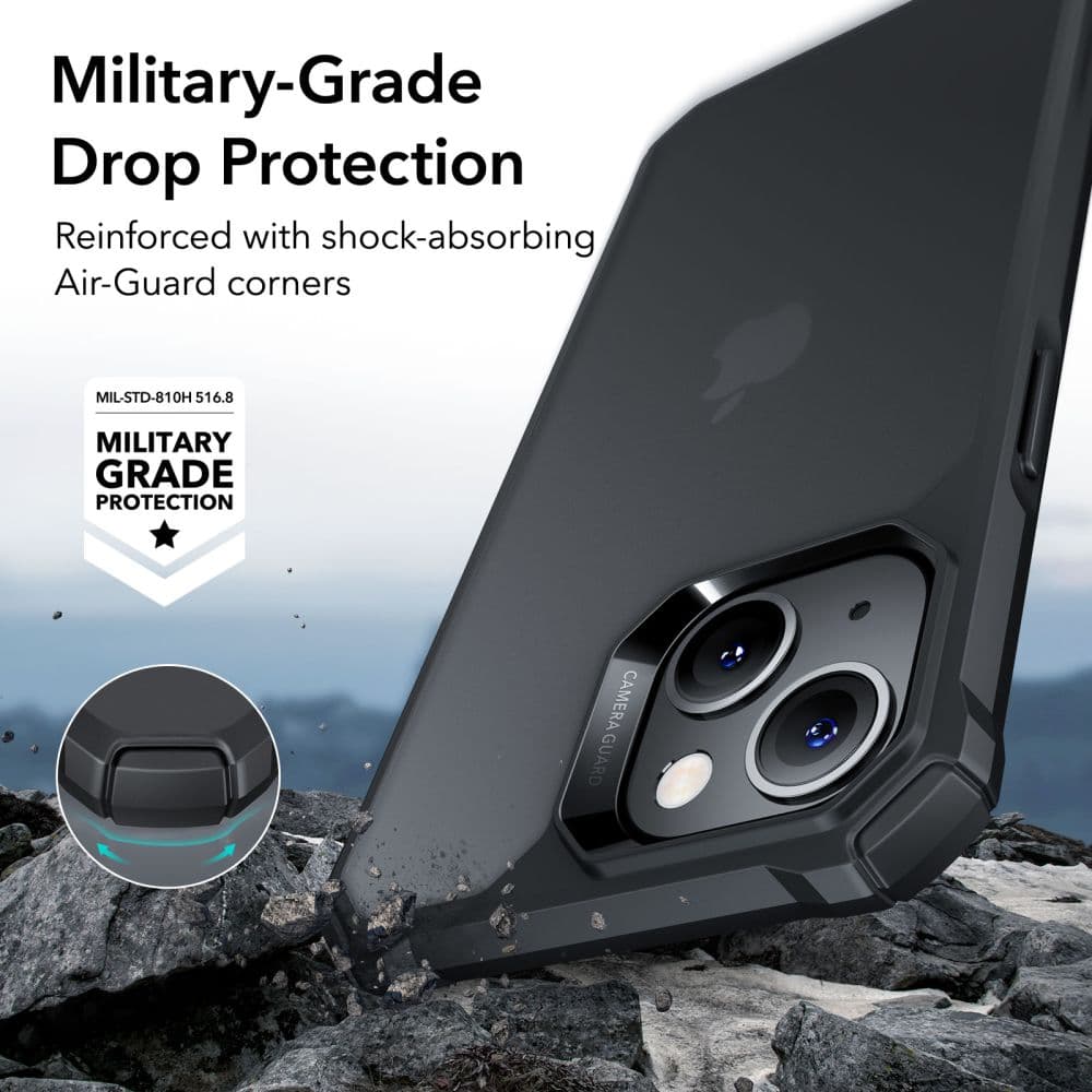 ESR Air Armor ovitek za iPhone 14 Plus - Mat črna 2