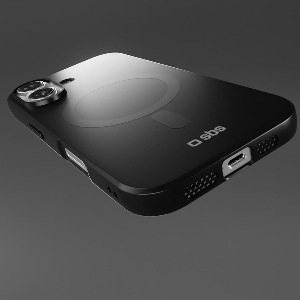 SBS Full Active Mag ovitek z D3O za iPhone 17, črn 5