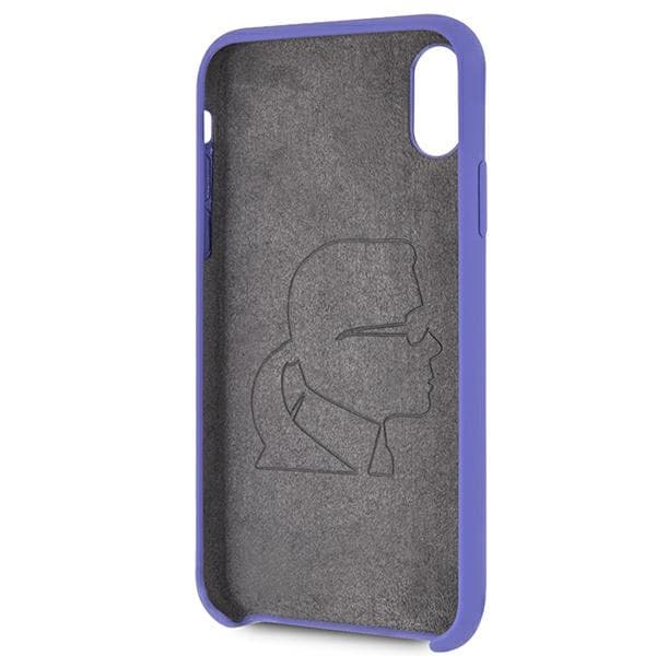 Karl Lagerfeld silikonski etui za iPhone X/Xs - vijoličen 4