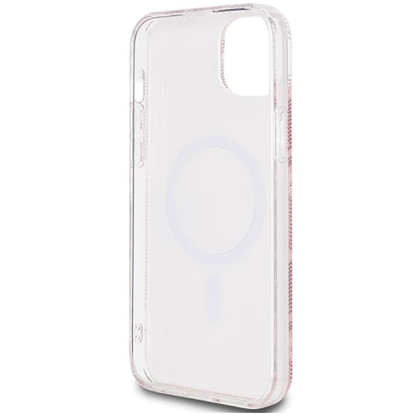 Guess IML GCube MagSafe etui za iPhone 15 Plus / 14 Plus - roza 7