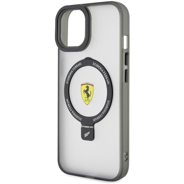 Ovitek Ferrari Ring Stand 2023 MagSafe za iPhone 15 Plus / 14 Plus - prozoren 6
