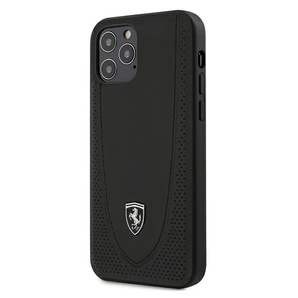 Ferrari FEOGOHCP12MBK ovitek za iPhone 12/12 Pro 6.1" Off Track Perforated, črn