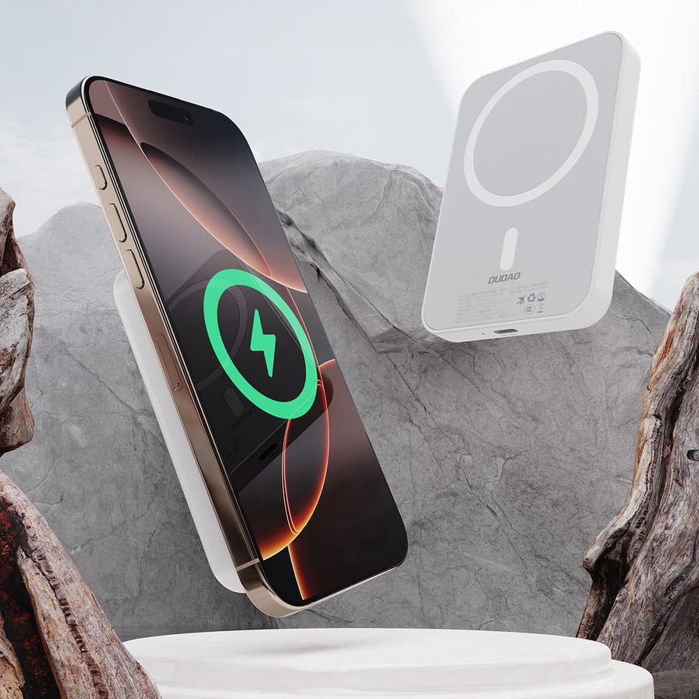 Dudao K26 Powerbank 10000mAh 20W USB-A/USB-C/MagSafe, bela 2