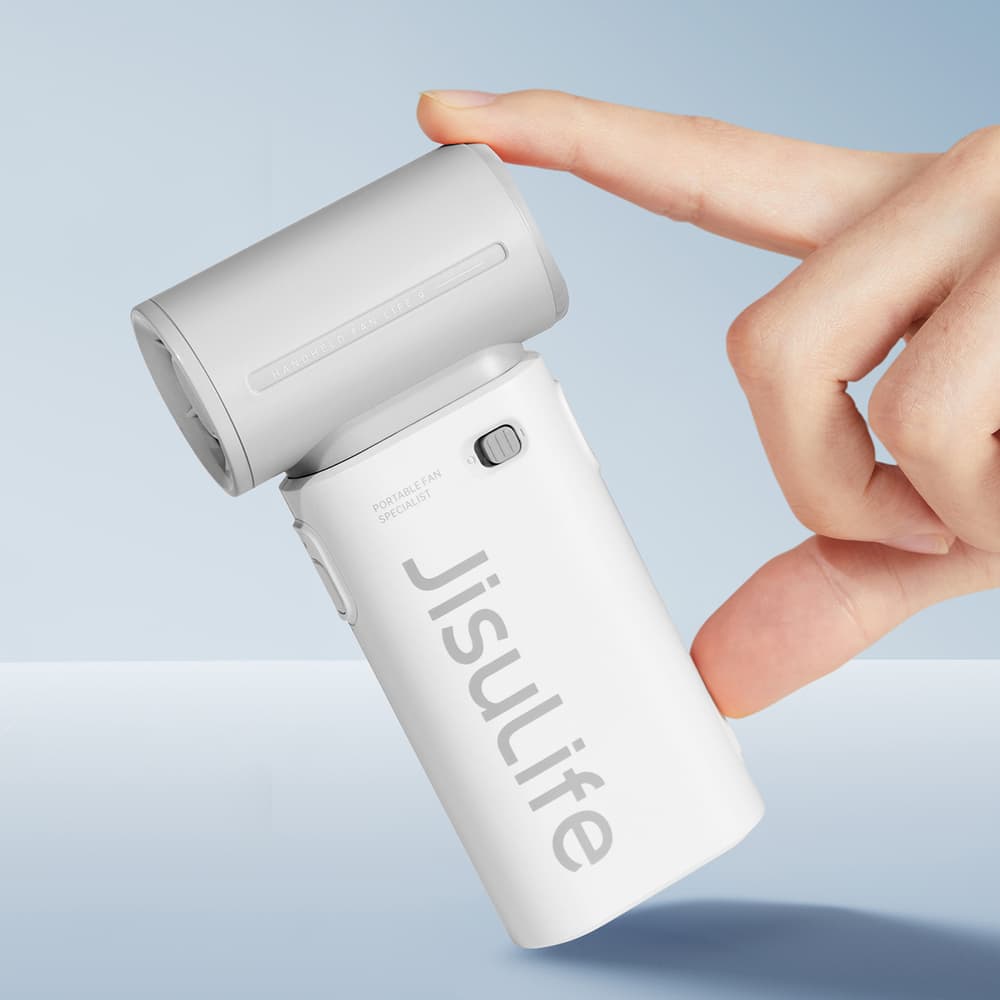Jisulife Handheld Fan Life9 3600mAh ročni mini pihalnik USB ventilator - siv 7