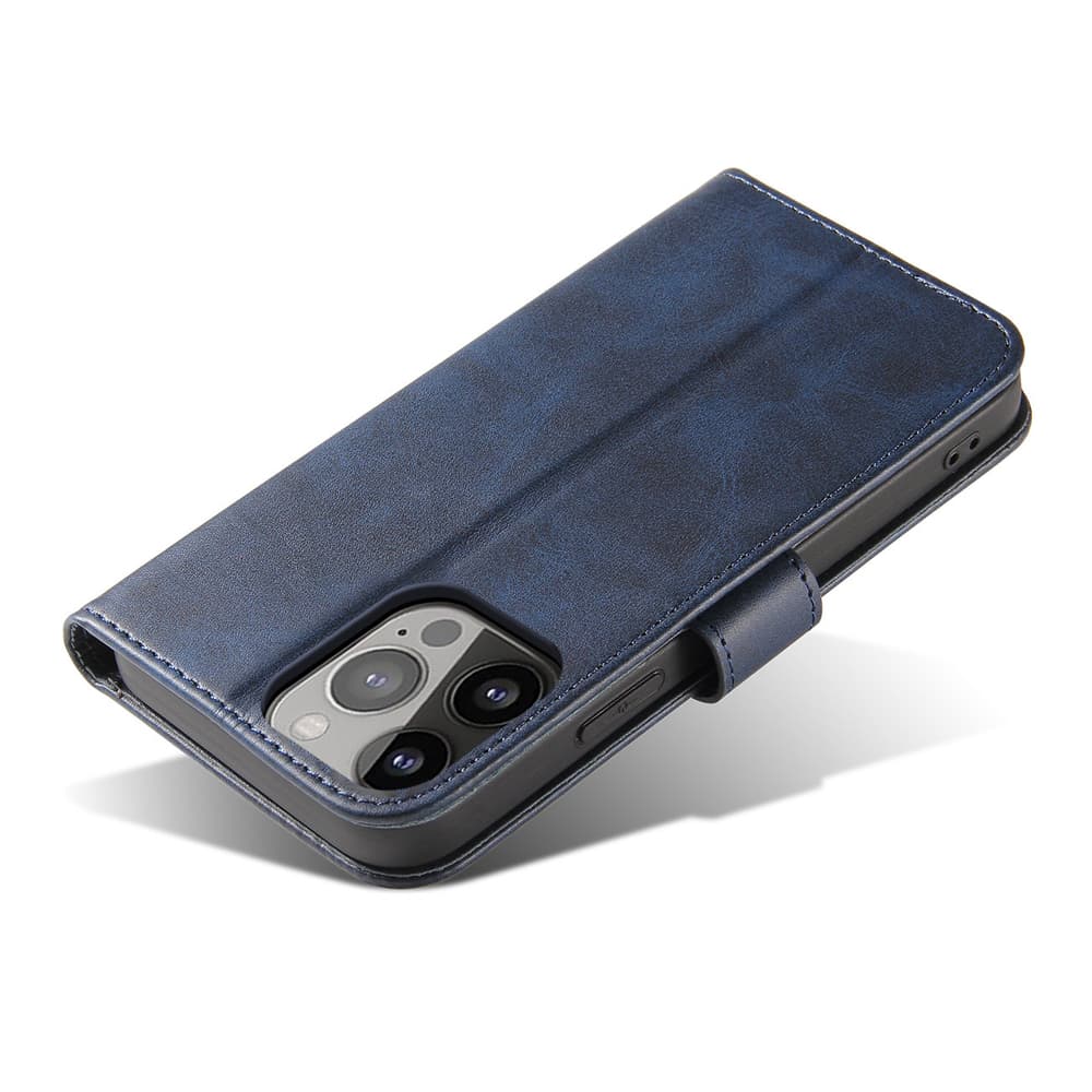 Denarnica etui za iPhone 15 Pro Hurtel Magnet Case - modra 5