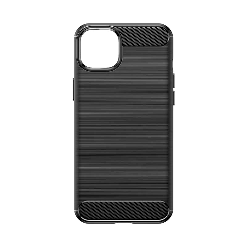 Gibljiv ovitek Carbon za iPhone 15 Plus Hurtel - črn 2