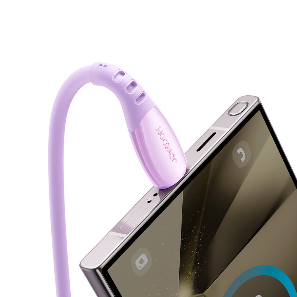 Joyroom S-A59 Vibrant 3A kabel USB-A na USB-C, 1.2m - vijoličen 5