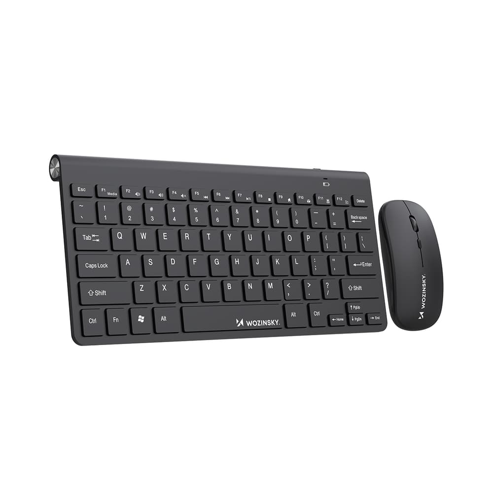 Wozinsky Brezžični Set Tipkovnica + Miška, Črn 5
