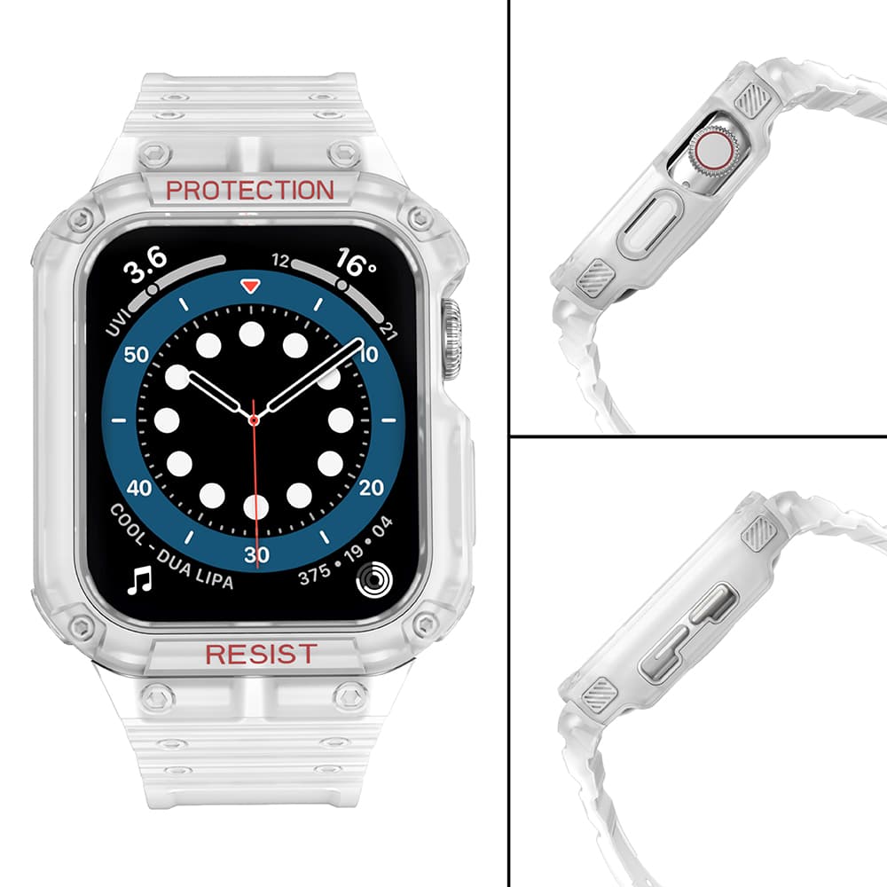 Hurtel Protect Strap Band za Apple Watch 42/44/45mm - Prozoren 4