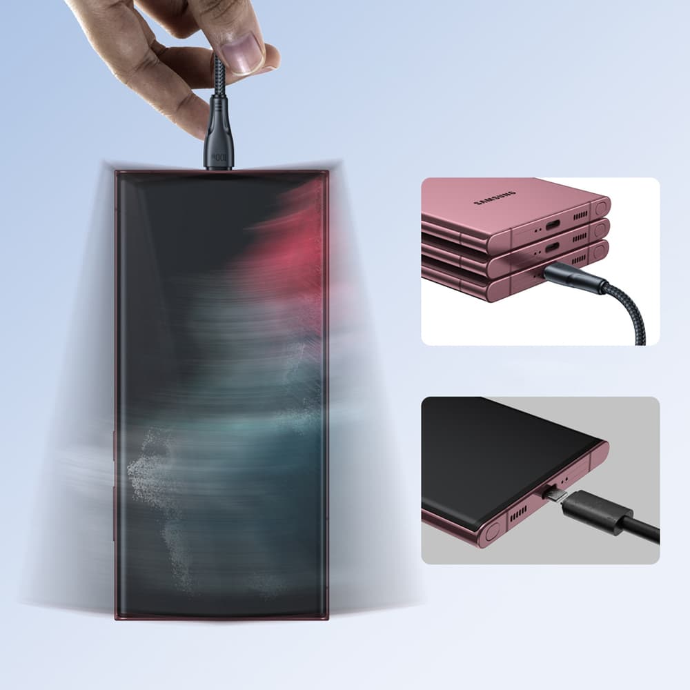 Joyroom S-A11 Surpass kabel USB-C - USB-C, 60W, 0.25m, črn 5