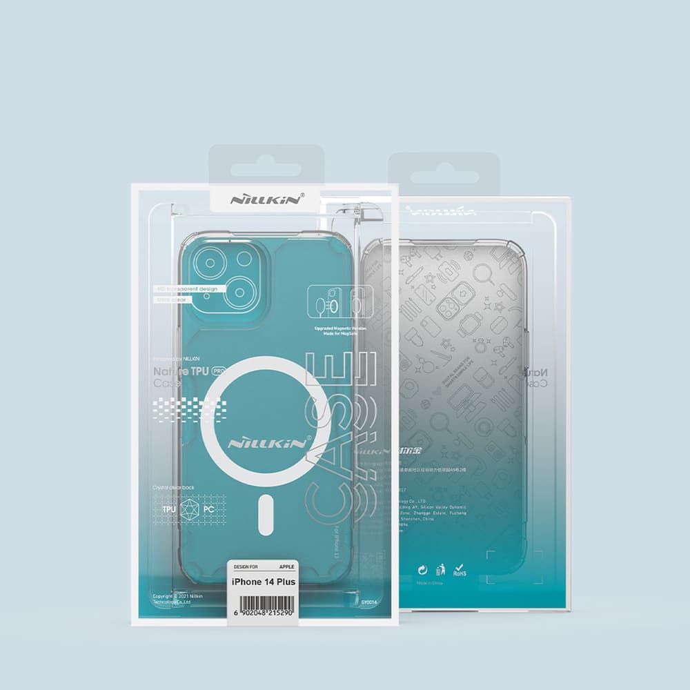 Nillkin Nature Pro MagSafe ovitek za iPhone 14 Plus, moder 5