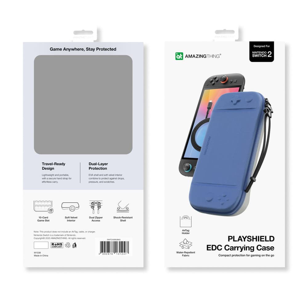 Potovalna torbica AmazingThing PlayShield EDC za Nintendo Switch 2 - modra 5