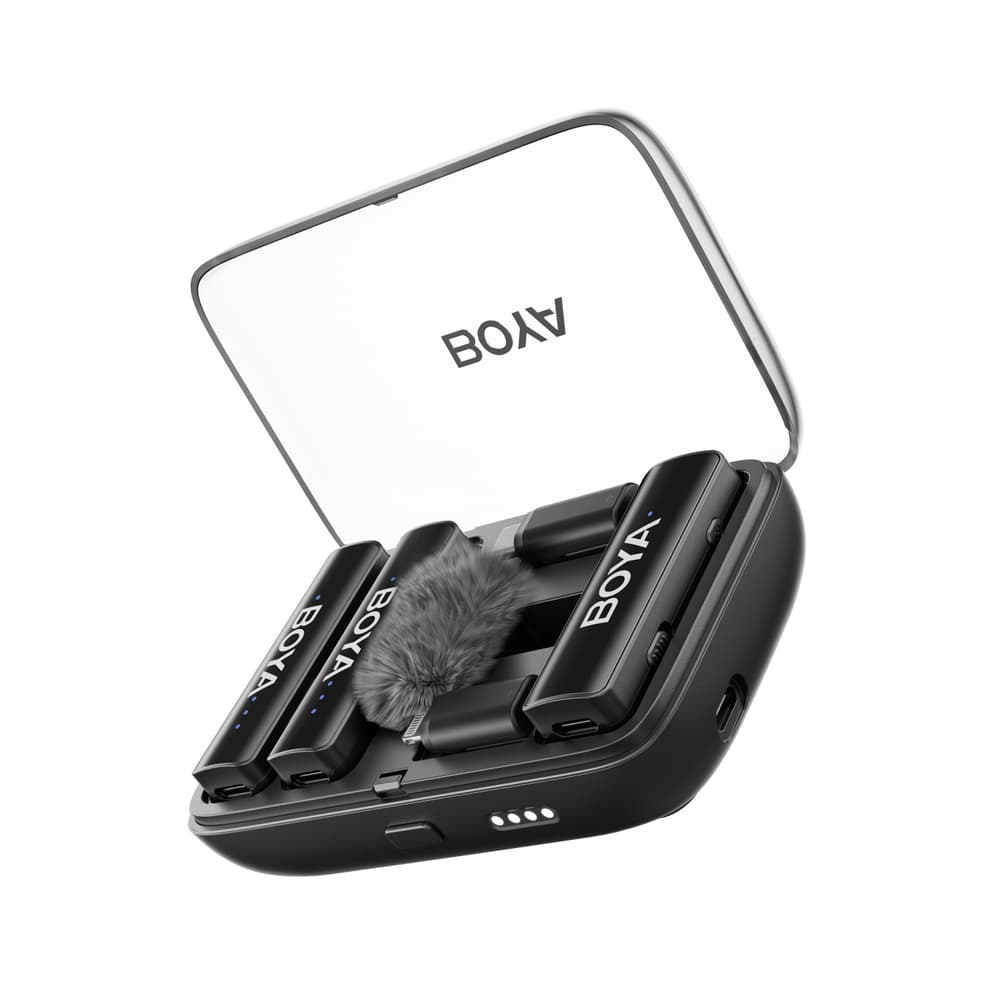 BOYA BOYALINK V2.0 brezžični mikrofoni USB-C, Črna 5