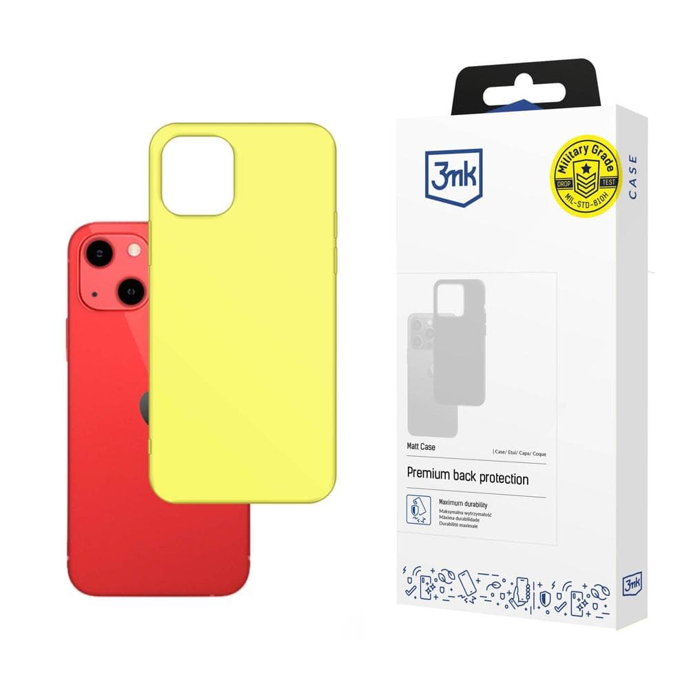 3mk Matt Case ovitek za iPhone 13 - limeta