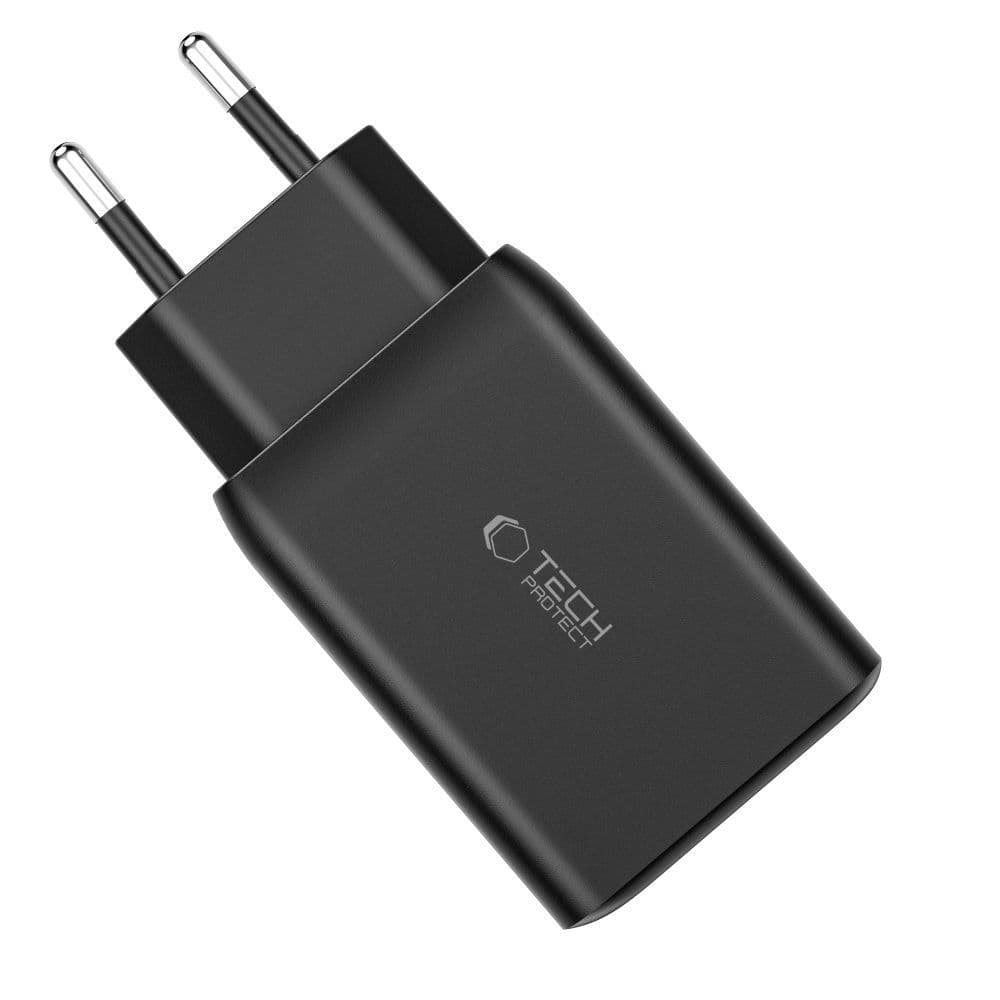 Tech-Protect C65W polnilec 2x USB-C PD 65W / USB-A QC 3.0 - bel 4