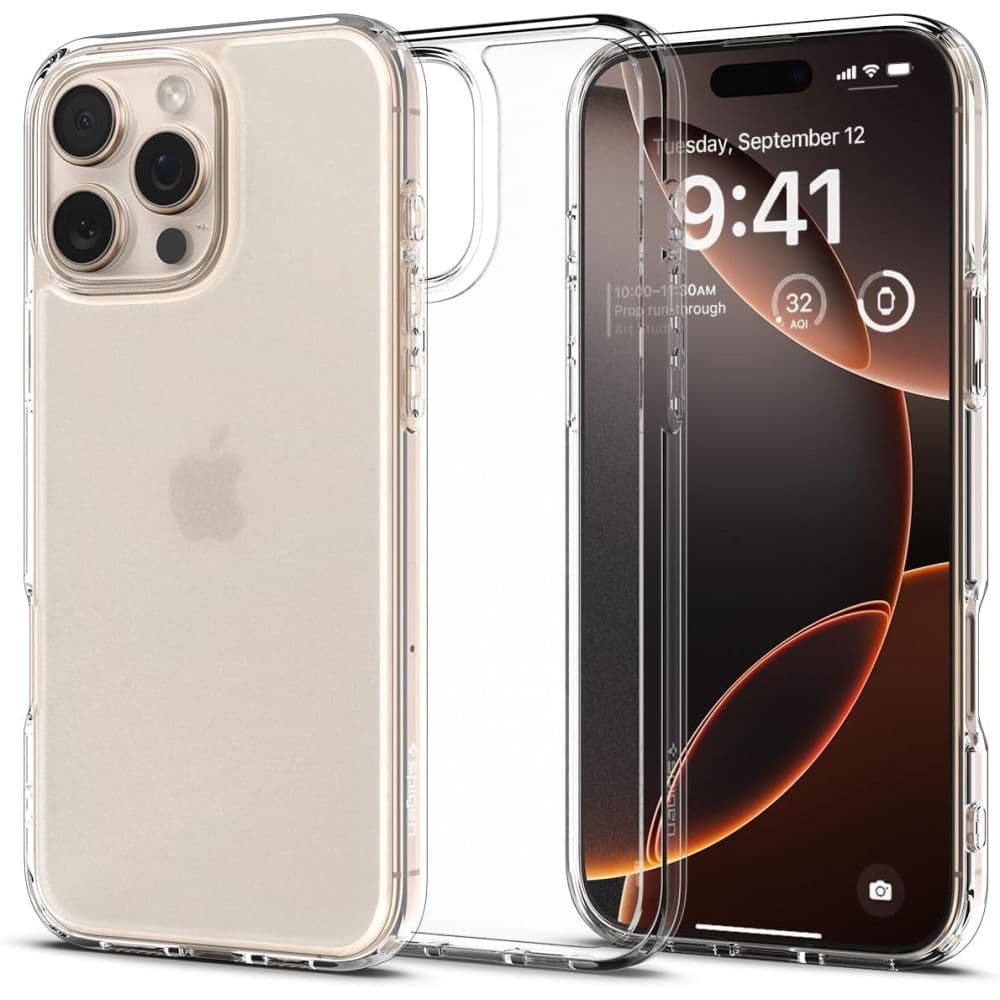 Spigen Ultra Hybrid ovitek za iPhone 16 Pro Max - Prozoren