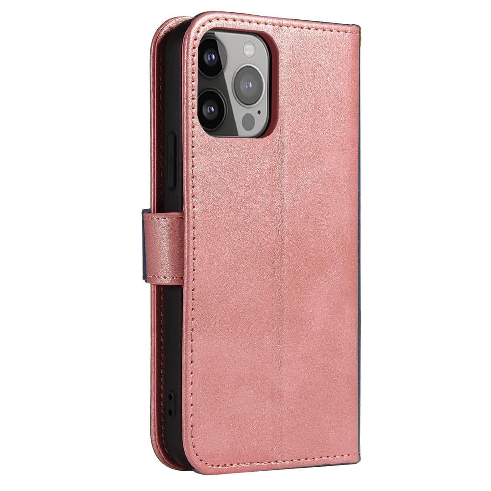 Etui denarnica z oporo za iPhone 15 Plus Magnet Case - roza 4