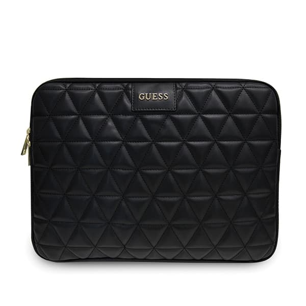 Etui Guess Quilted za 13-palčni prenosnik - črn