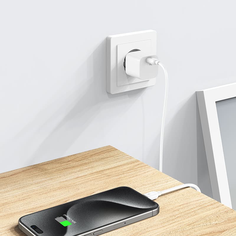 Wozinsky CMWCS 20W USB-C PD zidni polnilnik – bel 7