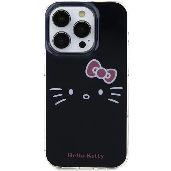 Hello Kitty ovitek IML Kitty Face za iPhone 13 Pro / 13 - črn 3