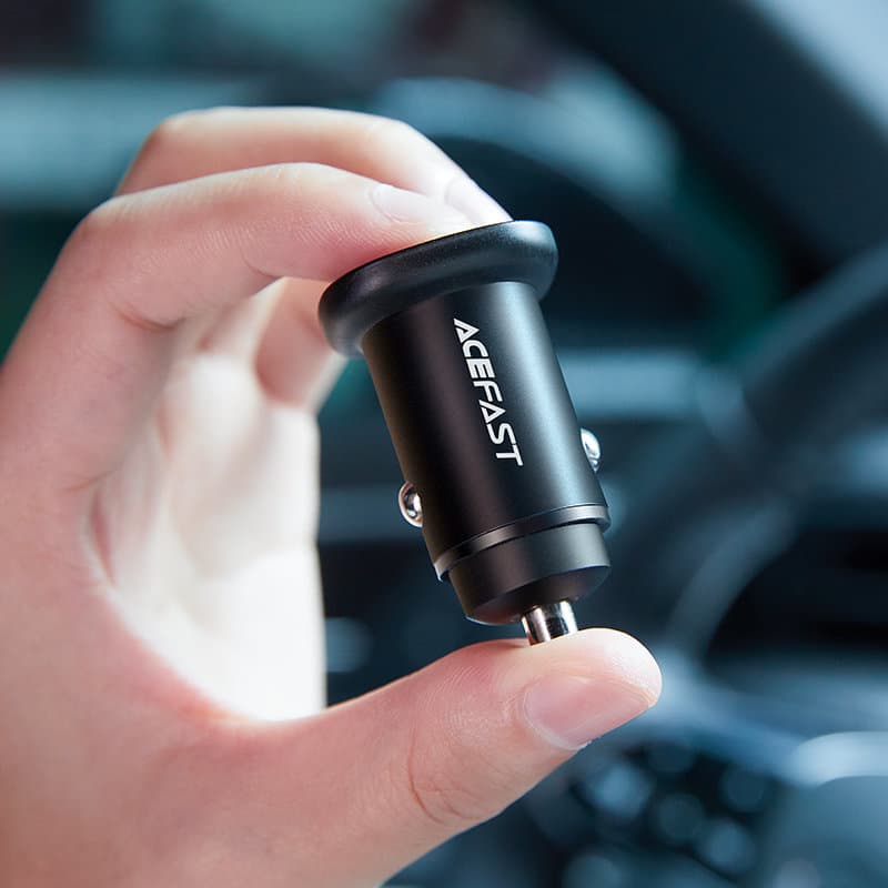 Avtomobilski polnilnik Acefast 38W USB-C/USB, PPS, PD, QC 3.0, AFC, FCP - Črn 6