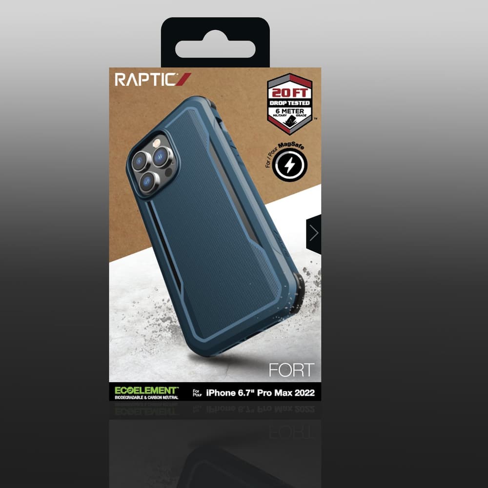 Raptic X-Doria Fort ovitek za iPhone 14 Pro Max z MagSafe, moder 5