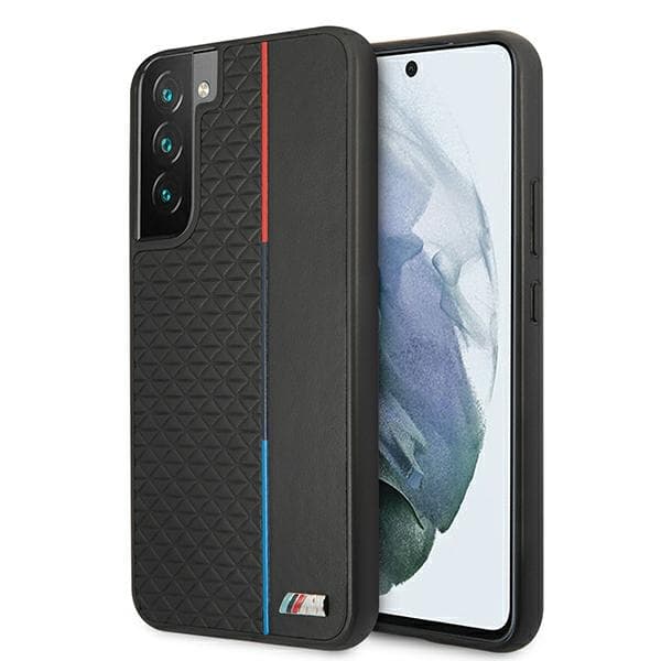 BMW etui za Galaxy S22+ S906, M Collection Triangles, črn