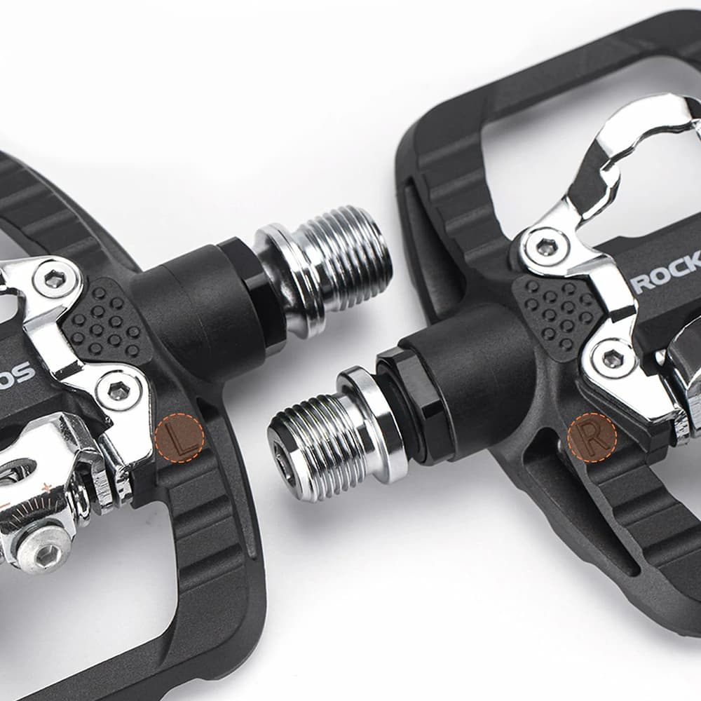 Rockbros PD303 Polu-lock pedala za kolo s platformo - črna 5