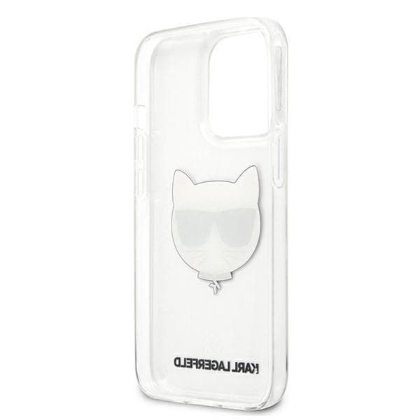 Ovitek Karl Lagerfeld Choupette Head za iPhone 13 Pro Max, prozoren 7