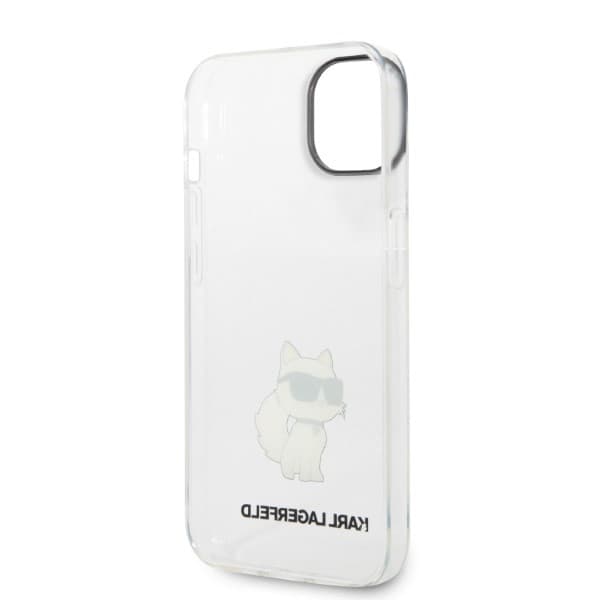 Karl Lagerfeld Ikonik Choupette etui za iPhone 14 Plus - prozoren 7