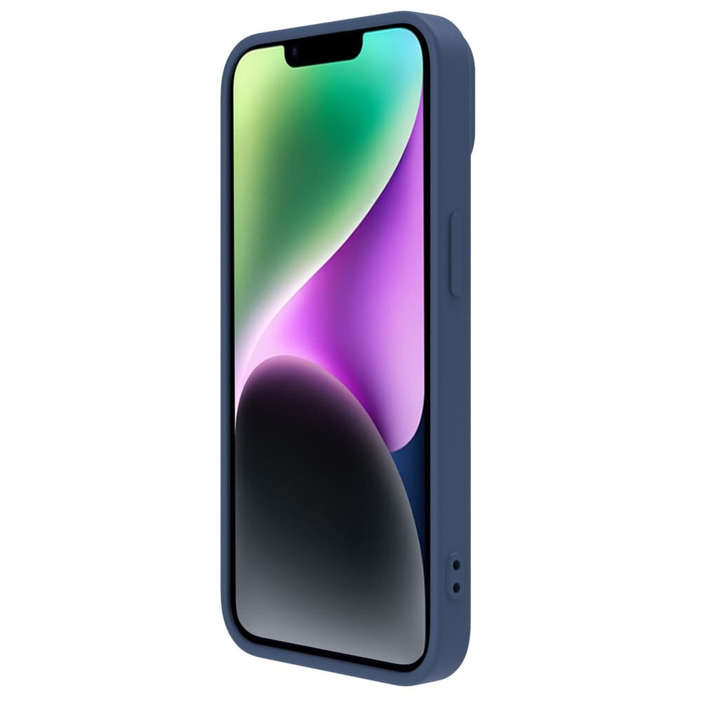 Nillkin CamShield Magnetic silikonski ovitek za iPhone 14 Plus MagSafe, moder 4