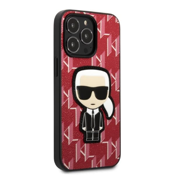 Ovitek Karl Lagerfeld Monogram Ikonik Patch za iPhone 13 Pro/13 (6,1") - rdeč 4