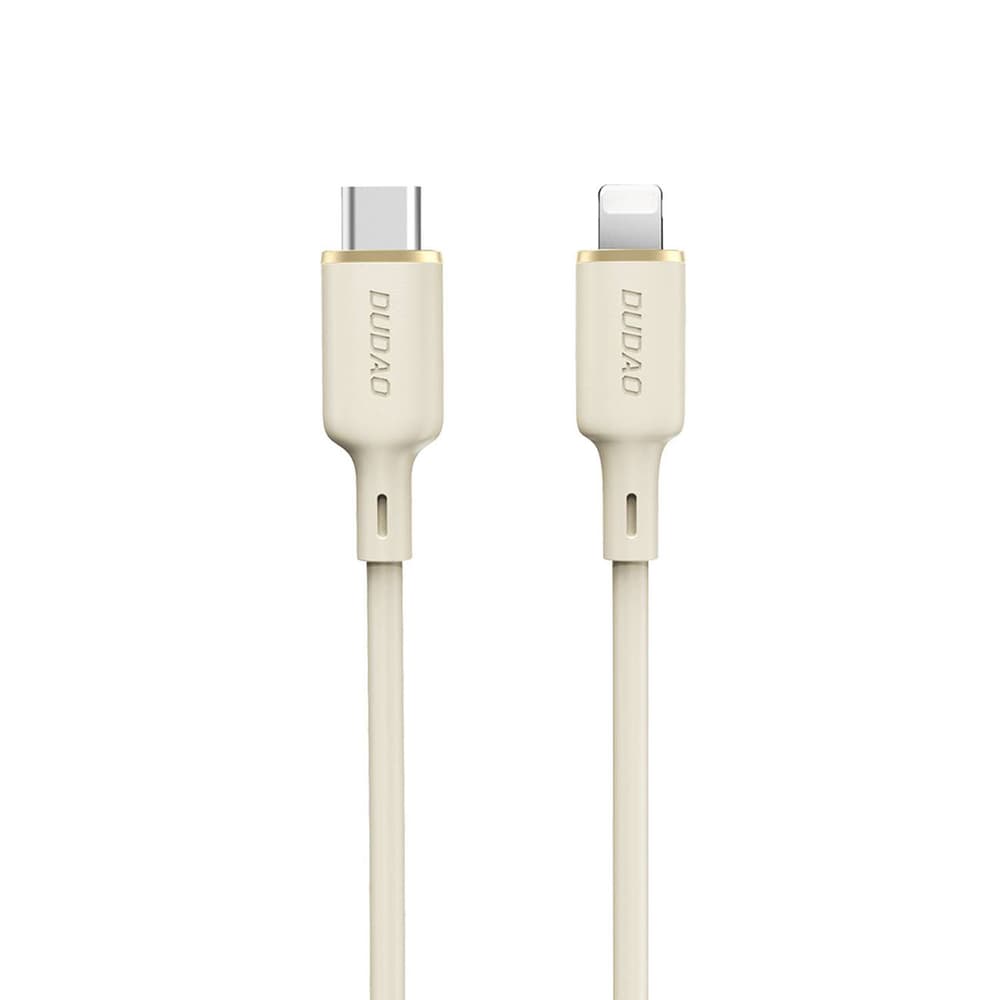 Dudao L7SCL kabel USB-C na Lightning 30W, 2m, bež