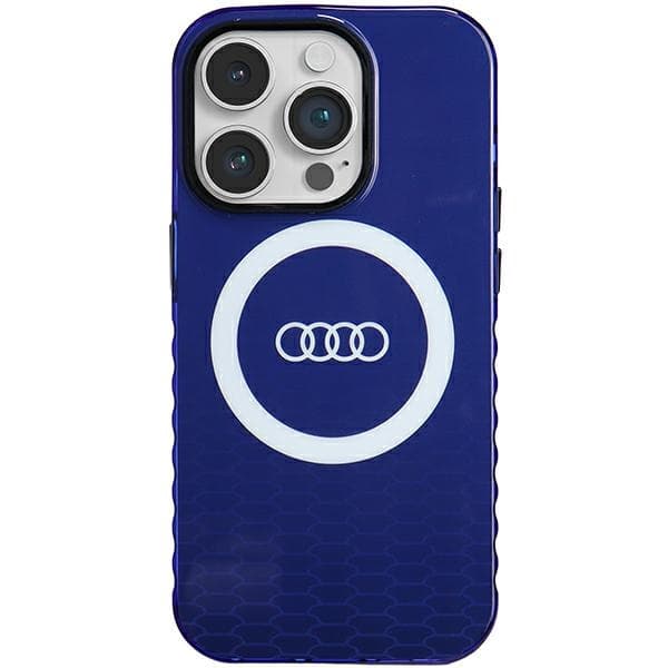 Audijeva ovitek MagSafe Big Logo IML za iPhone 14 Pro - moder