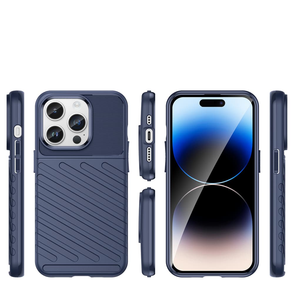 Hurtel Thunder ovitek za iPhone 14 Pro Max, moder 2