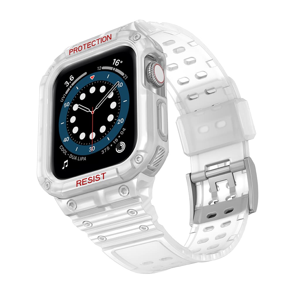 Hurtel Protect Strap Band za Apple Watch 42/44/45mm - Prozoren 2