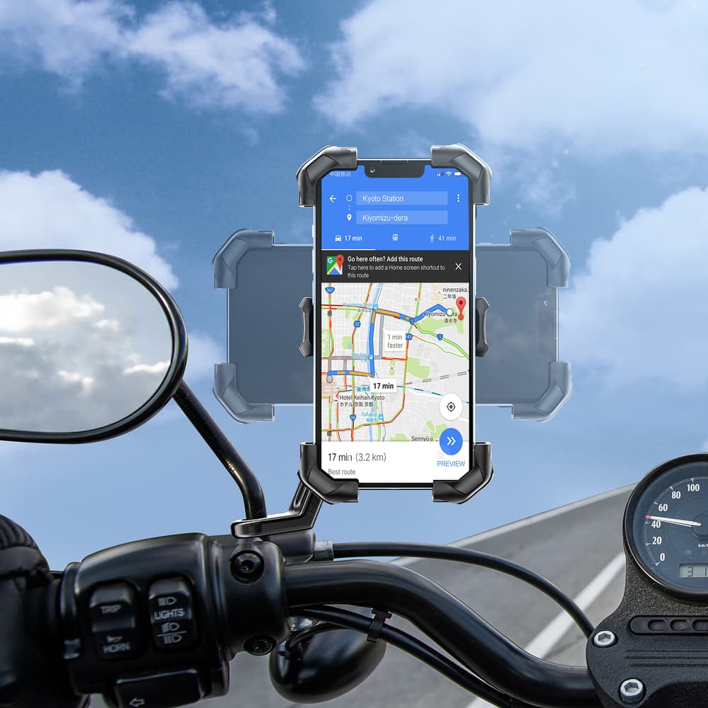 Nosilec za telefon Joyroom za motor, črn 5
