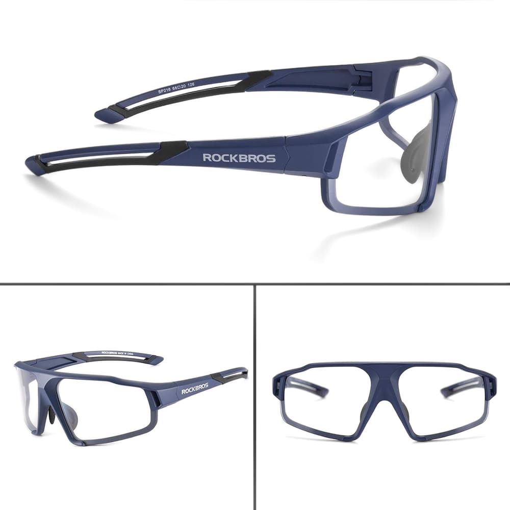 Foto-kromatska kolesarska očala Rockbros SP216BL UV400 - modra 5