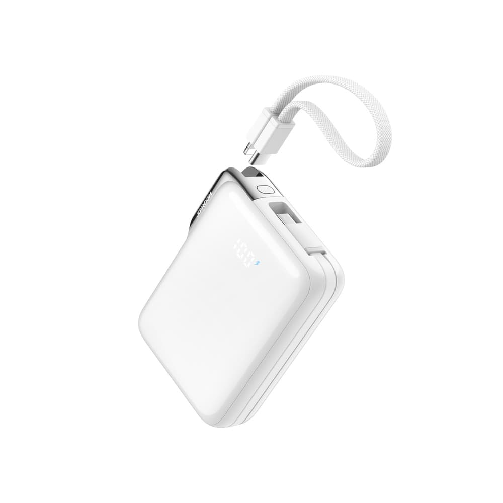 Joyroom JR-PBF27 Pro 10000mAh 30W Powerbank, USB-C, Lightning kabel, bela