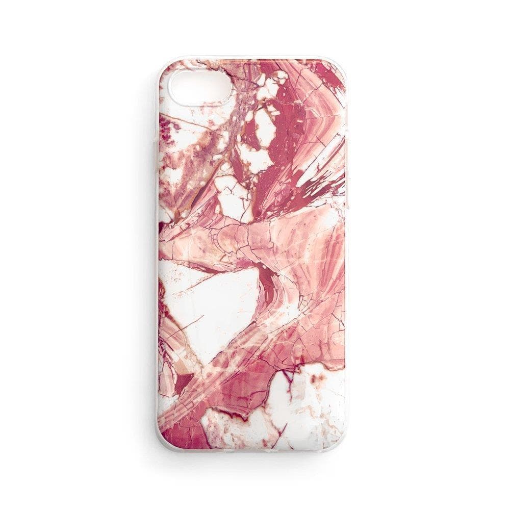 Wozinsky Marble gel ovitek za Samsung Galaxy S22+ (S22 Plus), roza