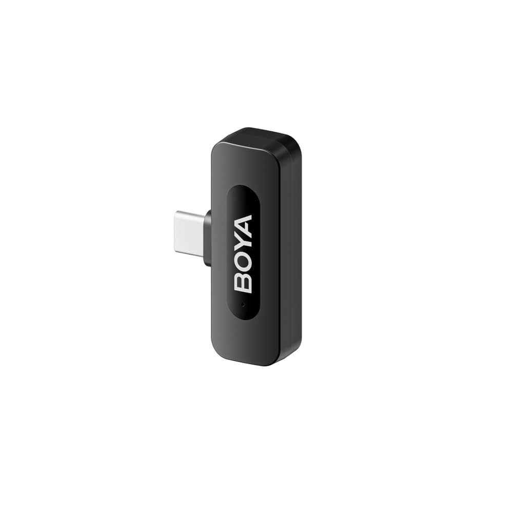 BOYA BY-V10 V2.0 brezžični mikrofon 2.4GHz USB-C, Črna 6
