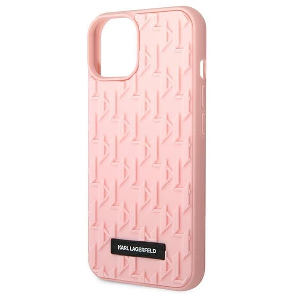 Ovitek Karl Lagerfeld 3D Monogram za iPhone 14 Plus - Roza 6