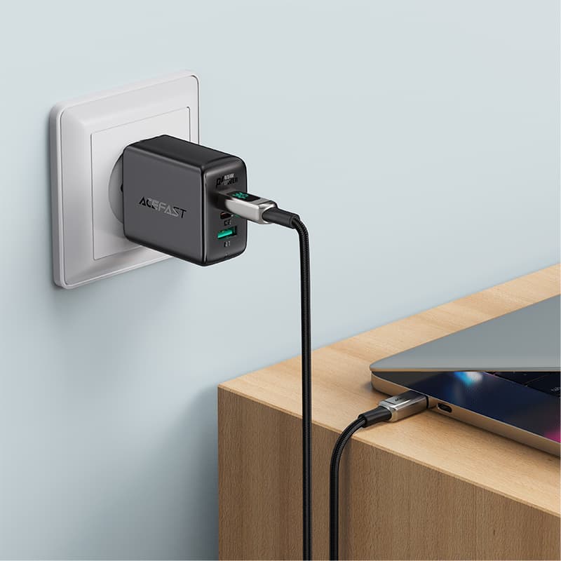 Acefast USB-C v Lightning kabel 1.2m, 30W, 3A, črn (C6-01) 6