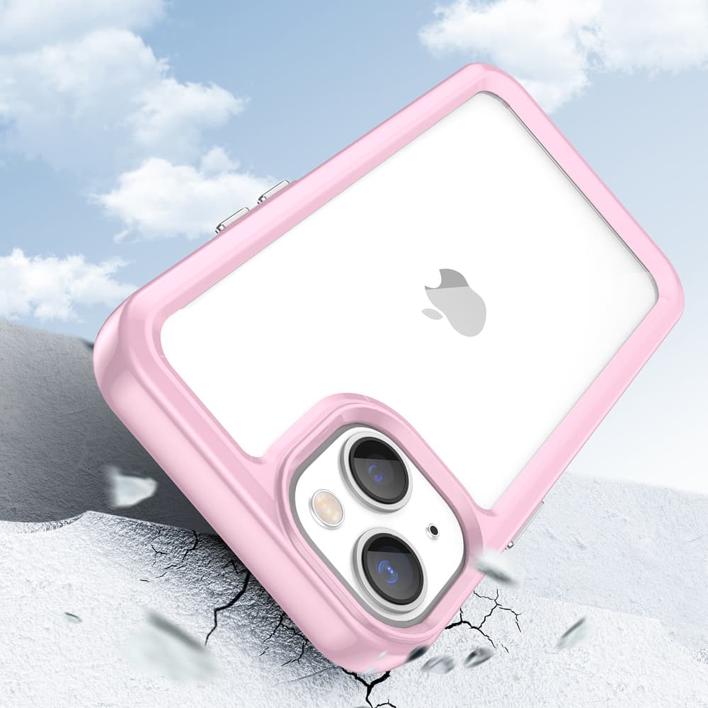 Hurtel Outer Space ovitek za iPhone 14 Plus - roza 3