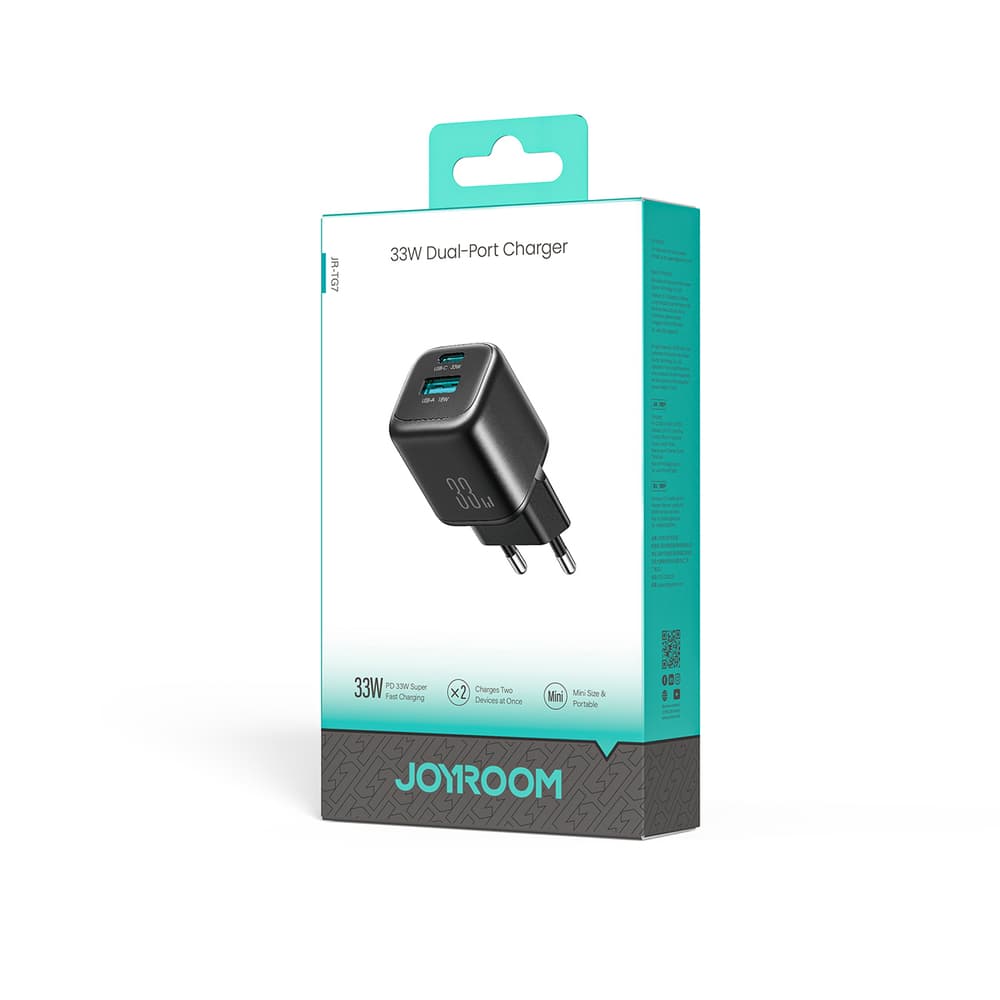 Joyroom JR-TG7 33W polnilec USB-A + USB-C, črn 7